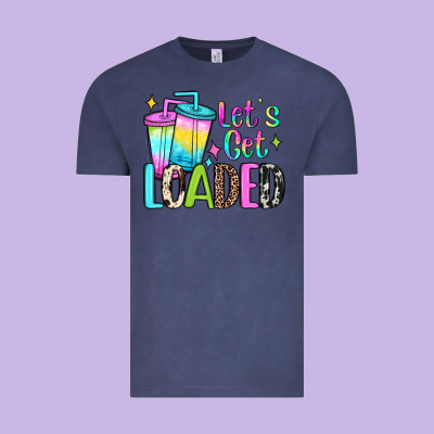 Let's Get Loaded Vintage Tee Designed By Jahusdesignshop