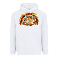 White fall rainbow Heavyweight Hoodie - CowGirlArtShop