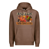 Chestnut just a girl who loves fall Premium Hoodie - CowGirlArtShop