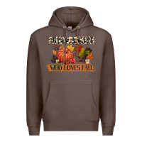 Coffee just a girl who loves fall Premium Hoodie - CowGirlArtShop