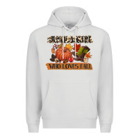 Dove Grey just a girl who loves fall Premium Hoodie - CowGirlArtShop