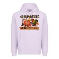 Lilac just a girl who loves fall Premium Hoodie - CowGirlArtShop