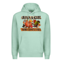 Seafoam just a girl who loves fall Premium Hoodie - CowGirlArtShop