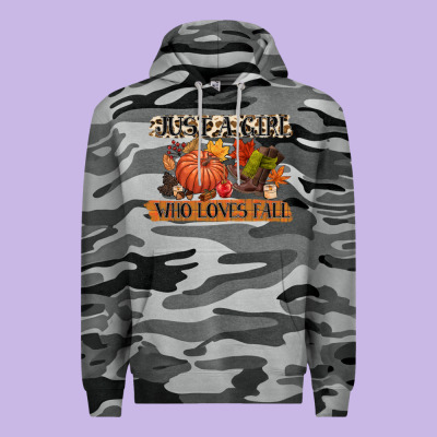 Just A Girl Who Loves Fall Premium Hoodie Designed By Cowgirlartshop