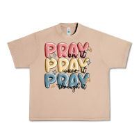 Burro pray on it pray over it pray through it Urban Heavy Tee - MaliasSmallBusiness