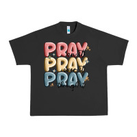 Pigment Black pray on it pray over it pray through it Urban Heavy Tee - MaliasSmallBusiness
