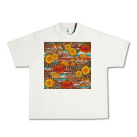 Pistachio pumpkin plaid sunflower seamless Urban Heavy Tee - AdoDesignShop