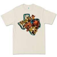 Bone rodeo sunflower texas map Premium Tee - JahusDesignShop