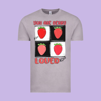 You Are Berry Loved Vintage Tee Designed By Maliassmallbusiness