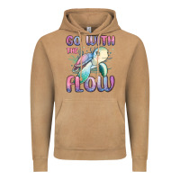 Vintage Camel go with flow turtle Vintage Hoodie - MaliasSmallBusiness