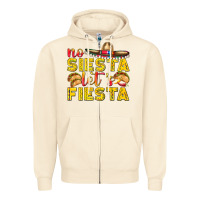 Sandshell No Siesta Let's Fiesta Zipper Hoodie - texasbilliewilder