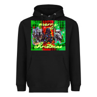 Black merry christmas gnomies Heavyweight Hoodie - CowGirlArtShop