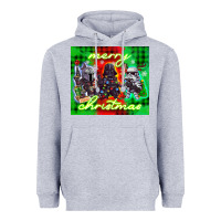 Heather Grey merry christmas gnomies Heavyweight Hoodie - CowGirlArtShop