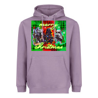Lavender merry christmas gnomies Heavyweight Hoodie - CowGirlArtShop