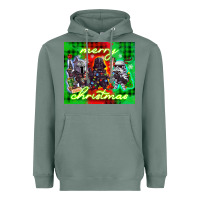Sage merry christmas gnomies Heavyweight Hoodie - CowGirlArtShop