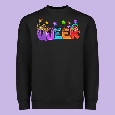 Western Queer Lgbtq+ Heavyweight Sweatshirt Designed By Bundleandbundleshop
