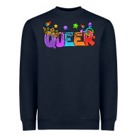 Navy Western Queer LGBTQ+ Heavyweight Sweatshirt - BundleAndBundleShop