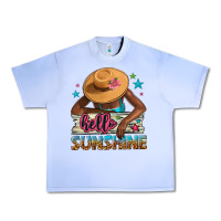Grape Ice hello sunshine Urban Heavy Tee - NancyCooperArtShop