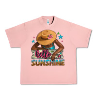 Salmon hello sunshine Urban Heavy Tee - NancyCooperArtShop