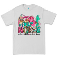 Dove Grey nurse coffee scrubs rubber gloves Premium Tee - Jasminsmagicworld
