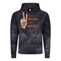 Cloud Black more tattoos less anxiety Vintage Hoodie - MaliasSmallBusiness