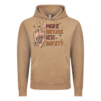 Vintage Coffee more tattoos less anxiety Vintage Hoodie - MaliasSmallBusiness