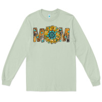 Matcha Western Mom With Gemstone And Sunflower Long Sleeve Tee - BundleAndBundleShop
