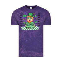 Cloud Purple may the luck of the irish be with you Vintage Tee - MaliasSmallBusiness