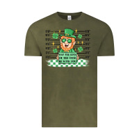 Vintage Olive may the luck of the irish be with you Vintage Tee - MaliasSmallBusiness