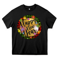Black christmas happy new year Heavy Core Tee - Artiststas