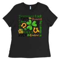 Black st patrick s day Ladies Tee - Artiststas