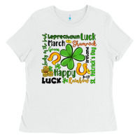 White st patrick s day Ladies Tee - Artiststas