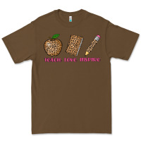 Cacao teach love inspire leopard Premium Tee - AdoDesignShop