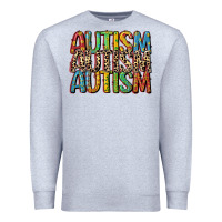 Heather Grey western autism Premium Sweatshirt - CowGirlArtShop