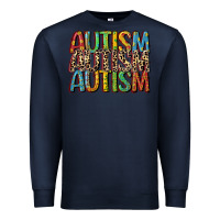 Navy western autism Premium Sweatshirt - CowGirlArtShop