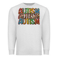 Oatmeal Heather western autism Premium Sweatshirt - CowGirlArtShop