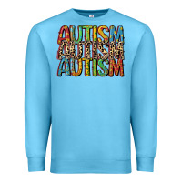 Ocean Blue western autism Premium Sweatshirt - CowGirlArtShop
