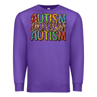 Purple western autism Premium Sweatshirt - CowGirlArtShop