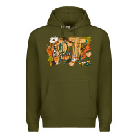 Army Green fall rt Premium Hoodie - CowGirlArtShop