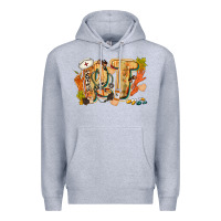 Heather Grey fall rt Premium Hoodie - CowGirlArtShop