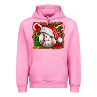 Fuchsia Pink baseball christmas Urban Hoodie - FaDigitalArtStudio