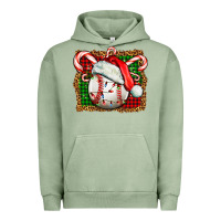 Pigment Oil Green baseball christmas Urban Hoodie - FaDigitalArtStudio