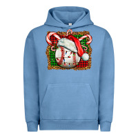 Pigment Pebble Blue baseball christmas Urban Hoodie - FaDigitalArtStudio