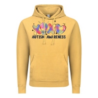 Vintage Mustard autism awareness Vintage Hoodie - MaliasSmallBusiness