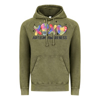 Vintage Olive autism awareness Vintage Hoodie - MaliasSmallBusiness