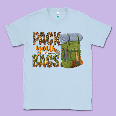 Pack Your Bags Classic Tee Designed By Nancycooperartshop