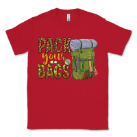 Red pack your bags Classic Tee - NancyCooperArtShop