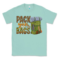 Seafoam pack your bags Classic Tee - NancyCooperArtShop