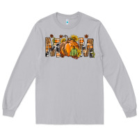 Moon Dust Western Mom With Pumpkins Long Sleeve Tee - BundleAndBundleShop
