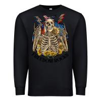 Black freedom rocks Premium Sweatshirt - CowGirlArtShop